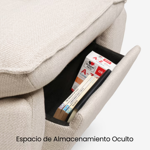 Sillón Reclinable Manual con Reposapiés Ajustable