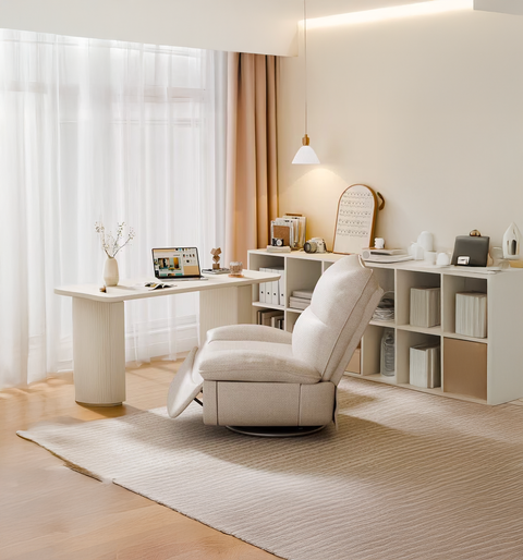 Sillón Reclinable Eléctrico con Reposapiés Ajustable