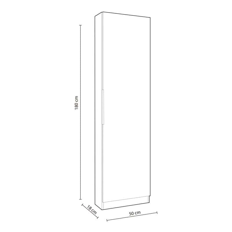 "Trend" shoe cabinet with mirror