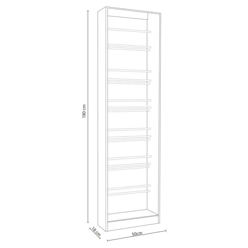 "Trend" shoe cabinet with mirror