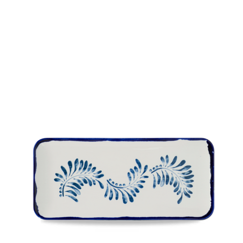Harvest Mediterranean Organic Rectangular Plate 34.6cm x 15.6cm