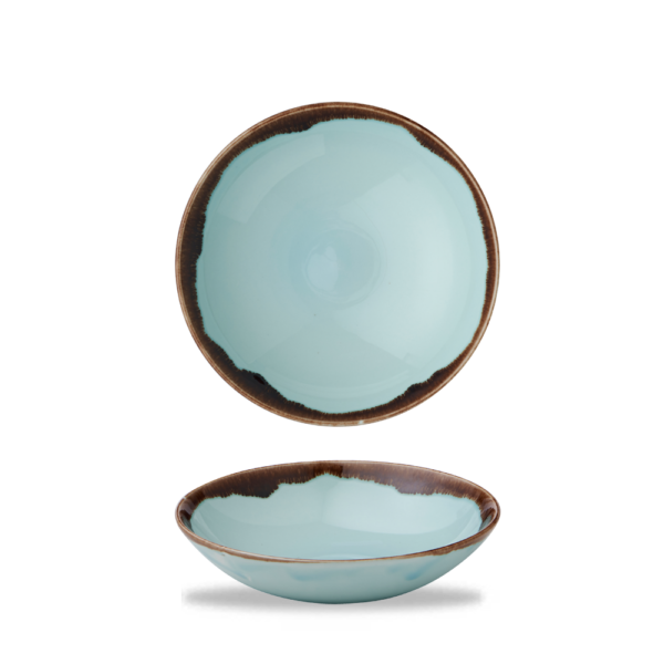 Harvest Turquoise Coupe Bowl 18.2cm