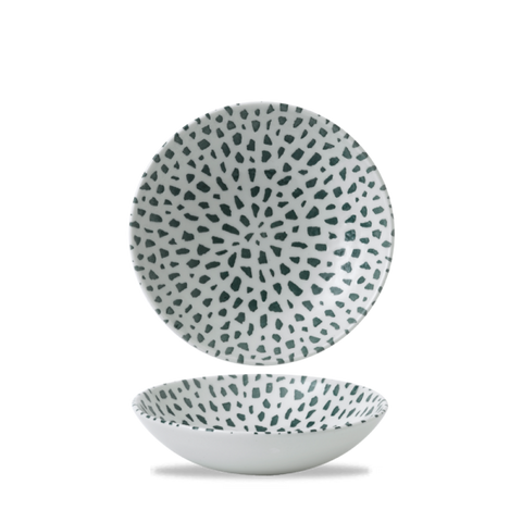 Terrazzo Green Coupe Bowl 18.2cm