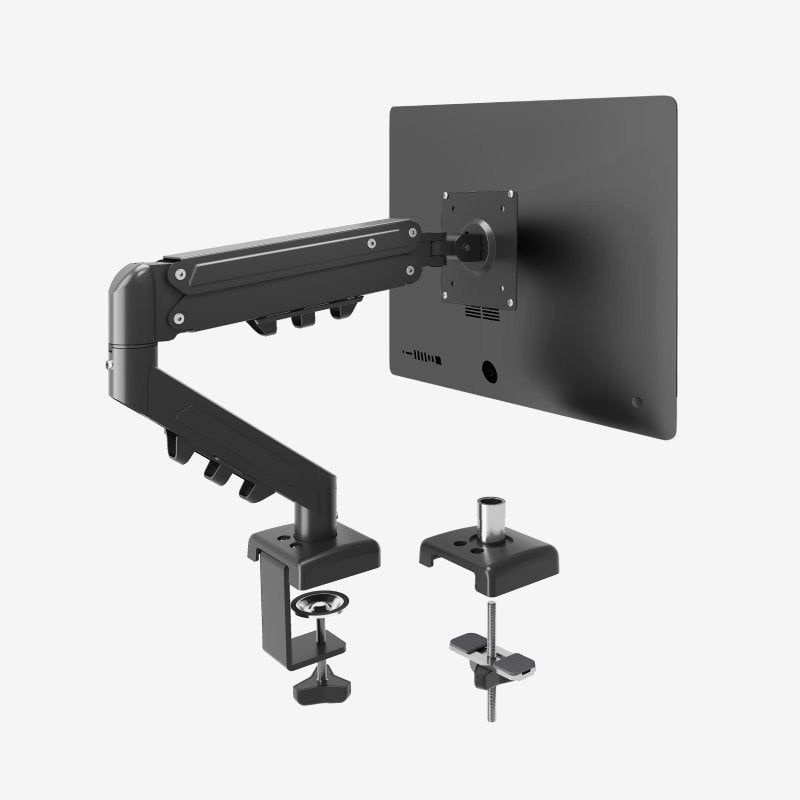 Brazo de monitor F5 simple en negro
