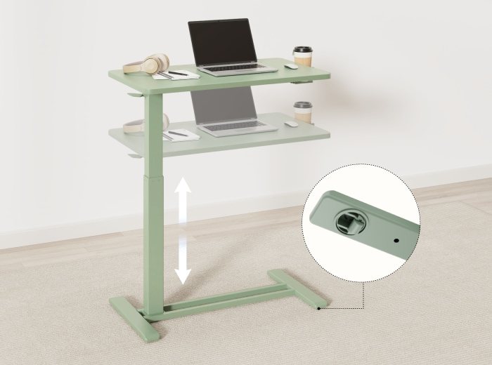 Ajuste de altura de la mesa H7 con pistón a gas